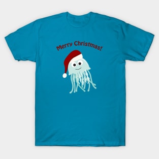 Merry Christmas Santa Jellyfish T-Shirt